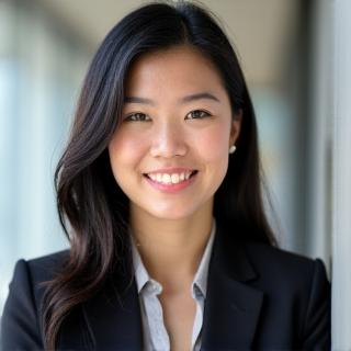 Professional headshot of Sophie Chen, Senior UX/UI Designer.